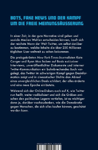 Buchcover und Innenansicht für das Buch: Character Limit: How Elon Musk Destroyed Twitter