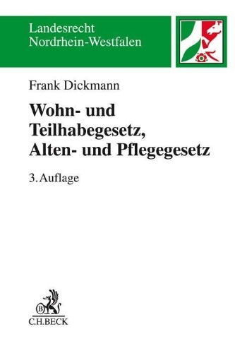 Buchcover und Innenansicht für das Buch: Wohn- und Teilhabegesetz - WTG, Alten- und Pflegegesetz - APG