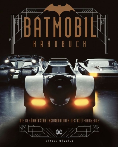 Buchcover und Innenansicht für das Buch: Batmobile Owner's Manual