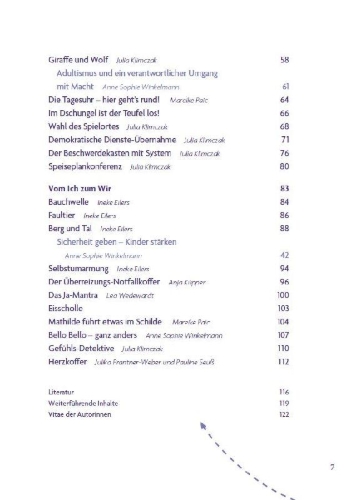 Buchcover und Innenansicht für das Buch: Kinder stärken für demokratische Werte