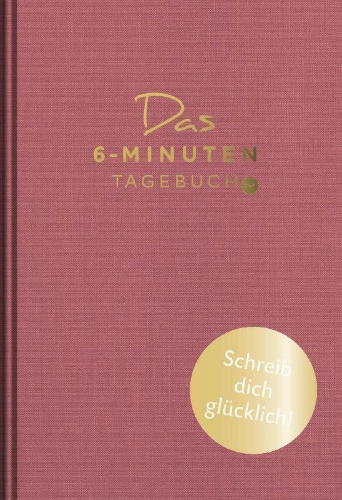 Buchcover und Innenansicht für das Buch: Das 6-Minuten-Tagebuch pur (orchidee)
