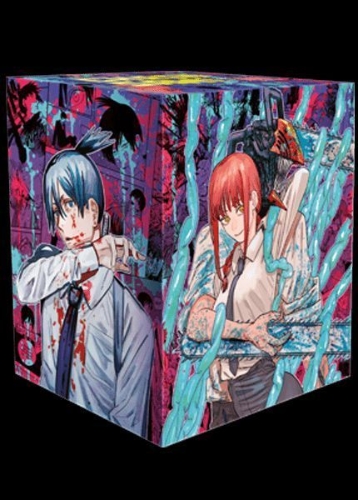 Buchcover und Innenansicht für das Buch: Chainsaw Man Schuber mit Extra