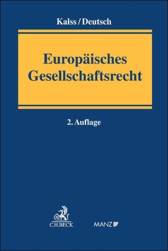 Buchcover und Innenansicht für das Buch: Europäisches Gesellschaftsrecht