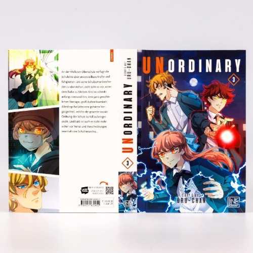Buchcover und Innenansicht für das Buch: unOrdinary
