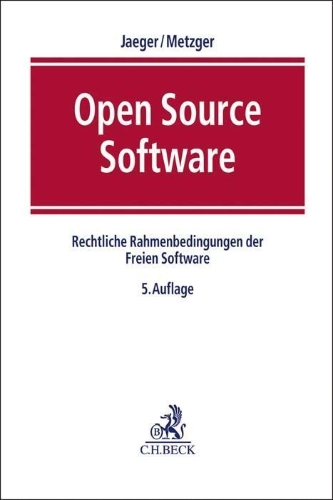 Buchcover und Innenansicht für das Buch: Open Source Software