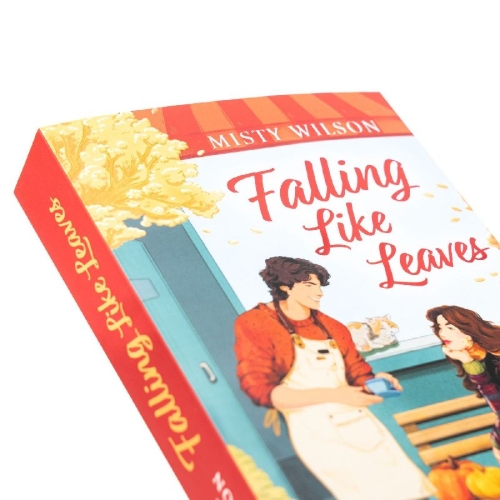 Buchcover und Innenansicht für das Buch: Falling Like Leaves
