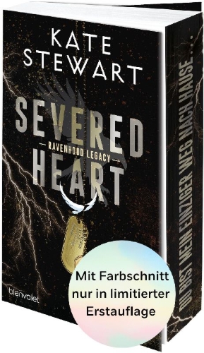 Buchcover und Innenansicht für das Buch: Severed Heart (Ravenhood Legacy 2)