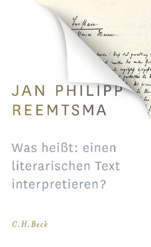 Buchcover und Innenansicht für das Buch: Was heißt: einen literarischen Text interpretieren?