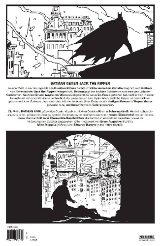 Buchcover und Innenansicht für das Buch: Gotham by Gaslight: An alternative History of the Batman; Batman (1989): Master of the Future (1991)