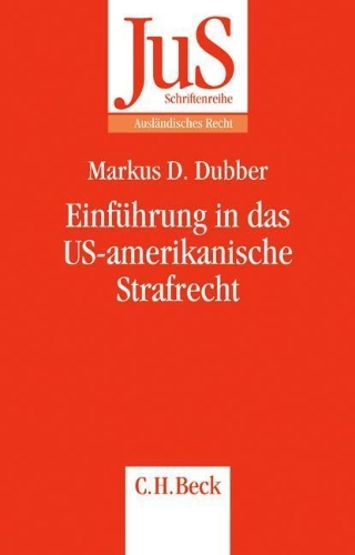 Buchcover und Innenansicht für das Buch: Einführung in das US-amerikanische Strafrecht
