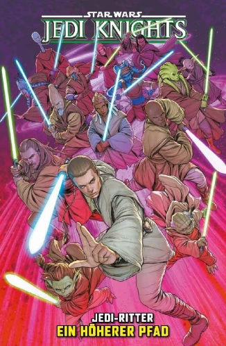 Buchcover und Innenansicht für das Buch: Star Wars: Jedi Knights #6-#10