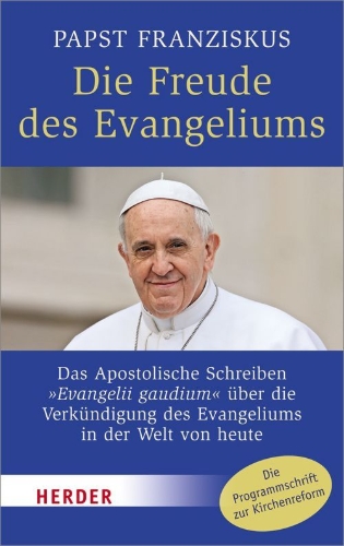Buchcover und Innenansicht für das Buch: Die Freude des Evangeliums