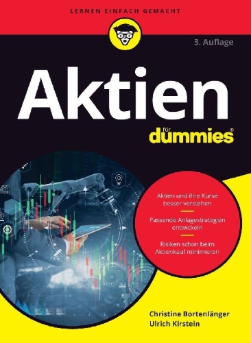 Buchcover und Innenansicht für das Buch: Aktien für Dummies