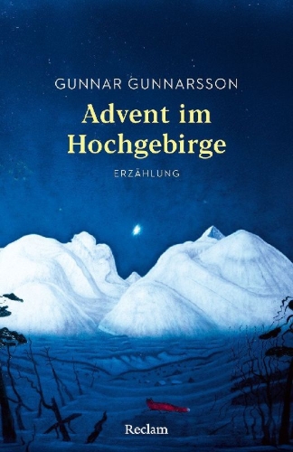 Buchcover und Innenansicht für das Buch: Advent im Hochgebirge. Erzählung