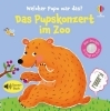 Buchcover und Innenansicht für das Buch: Welcher Popo war das? Das Pupskonzert im Zoo