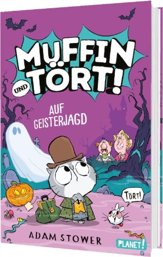 Buchcover und Innenansicht für das Buch: Murray and Bun 4 - Murray the Ghosthunter