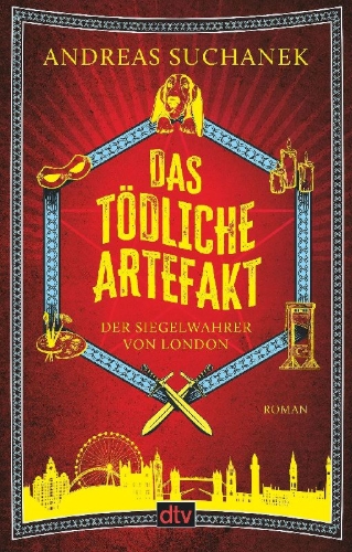 Buchcover und Innenansicht für das Buch: Das tödliche Artefakt