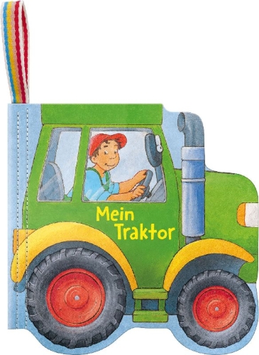 Buchcover und Innenansicht für das Buch: Mein Knuddel-Knautsch-Buch: Mein Traktor