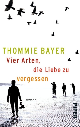 Buchcover und Innenansicht für das Buch: Vier Arten, die Liebe zu vergessen