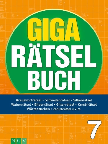 Buchcover und Innenansicht für das Buch: Giga-Rätselbuch 7