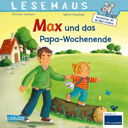 Buchcover und Innenansicht für das Buch: LESEMAUS 37: Max und das Papa-Wochenende