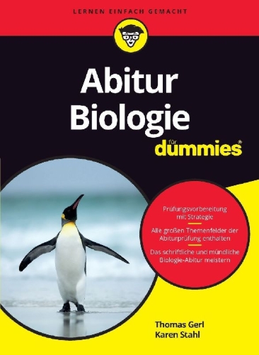 Buchcover und Innenansicht für das Buch: Abitur Biologie für Dummies