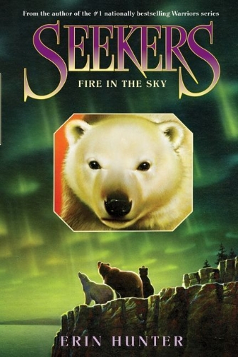 Buchcover und Innenansicht für das Buch: Seekers #5: Fire in the Sky