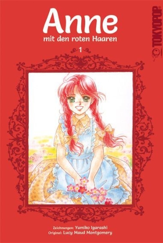 Buchcover und Innenansicht für das Buch: Anne mit den roten Haaren 01