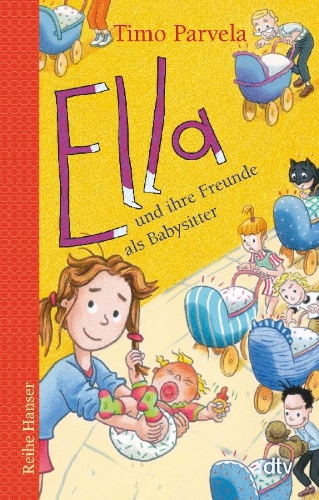 Buchcover und Innenansicht für das Buch: Ella und ihre Freunde als Babysitter