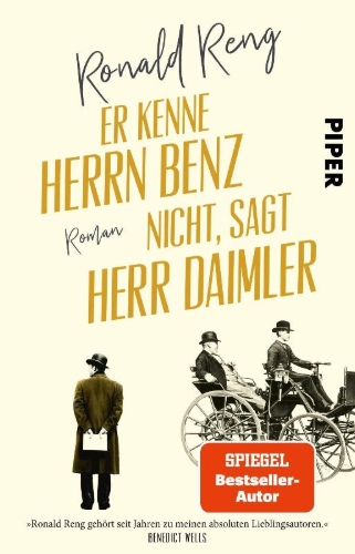 Buchcover und Innenansicht für das Buch: Er kenne Herrn Benz nicht, sagt Herr Daimler