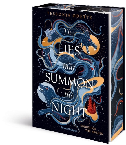 Buchcover und Innenansicht für das Buch: A Song for the Sinless, Book 1: The Lies that Summon the Night