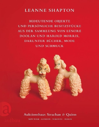 Buchcover und Innenansicht für das Buch: Important Artifacts and Personal Property from the Collection of Lenore Doolan and Harold Morris Including Books, Street Fashion, and Jewelry