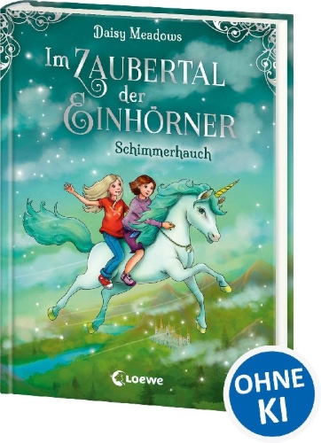 Buchcover und Innenansicht für das Buch: Unicorn Magic. Shimmerbreeze and the Sky Spell
