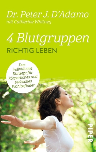 Buchcover und Innenansicht für das Buch: Live Right For Your Type ? The Individualized Prescription for Maximizing Health, Metabolism, and Vitality in Every Stage of Your Life