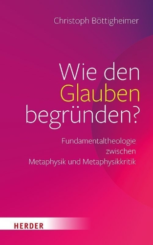 Buchcover und Innenansicht für das Buch: Wie den Glauben begründen?