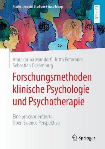 Buchcover und Innenansicht für das Buch: Forschungsmethoden klinische Psychologie und Psychotherapie