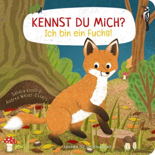 Buchcover und Innenansicht für das Buch: Kennst du mich? Ich bin ein Fuchs!