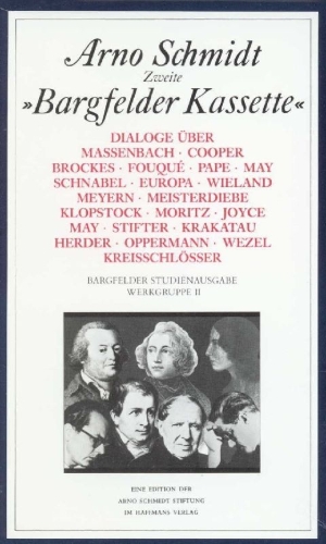 Buchcover und Innenansicht für das Buch: Bargfelder Ausgabe. Studienausgabe. Dialoge. Werkgruppe 2, 6 Bände