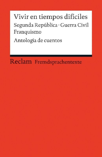 Buchcover und Innenansicht für das Buch: Vivir en tiempos difíciles
