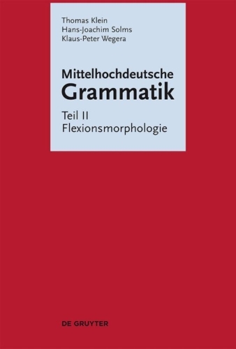 Buchcover und Innenansicht für das Buch: Flexionsmorphologie
