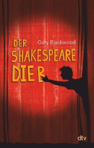 Buchcover und Innenansicht für das Buch:  >The Shakespeare Stealer<