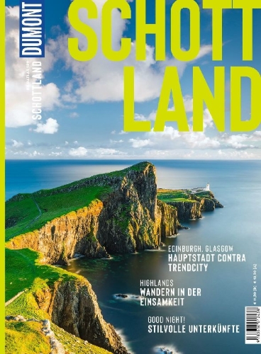Buchcover und Innenansicht für das Buch: DUMONT Bildatlas Schottland