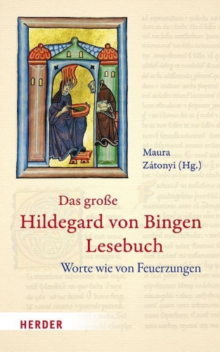 Buchcover und Innenansicht für das Buch: Das große Hildegard von Bingen Lesebuch