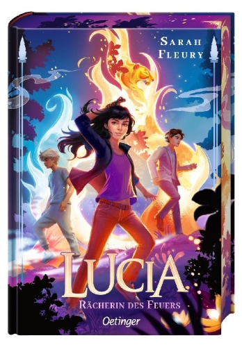 Buchcover und Innenansicht für das Buch: Lucia 2. Rächerin des Feuers