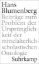 Buchcover und Innenansicht für das Buch: Beiträge zum Problem der Ursprünglichkeit der mittelalterlich-scholastischen Ontologie