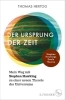Buchcover und Innenansicht für das Buch: On the Origin of Time. My Journey with Stephen Hawking into the Big Bang