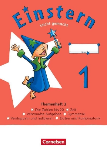Buchcover und Innenansicht für das Buch: Einstern Mathematik 01 Leicht gemacht. Themenheft 3