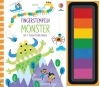 Buchcover und Innenansicht für das Buch: Fingerstempeln: Monster