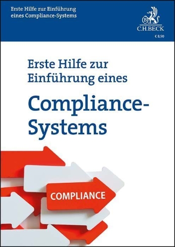 Buchcover und Innenansicht für das Buch: Erste Hilfe zur Einführung eines Compliance-Systems