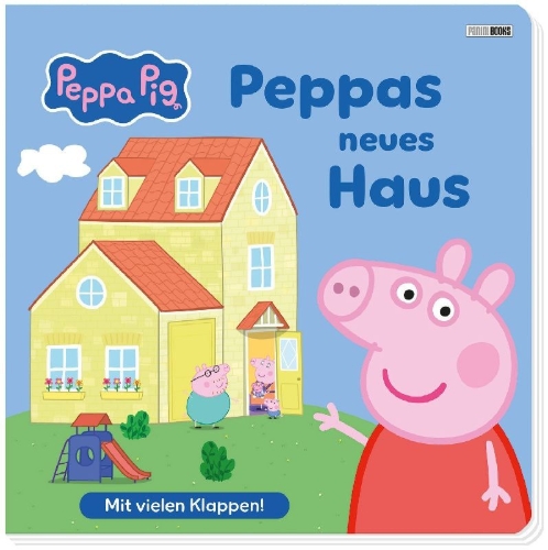 Buchcover und Innenansicht für das Buch: Peppa's new House
